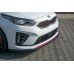 Накладка сплиттер на передний бампер на Kia ProCeed III GT